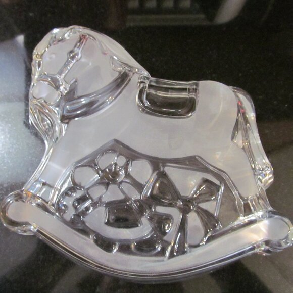 Mikasa Rocking Horse Glass Bowl 7-1/2" w its box - Picture 6 of 16